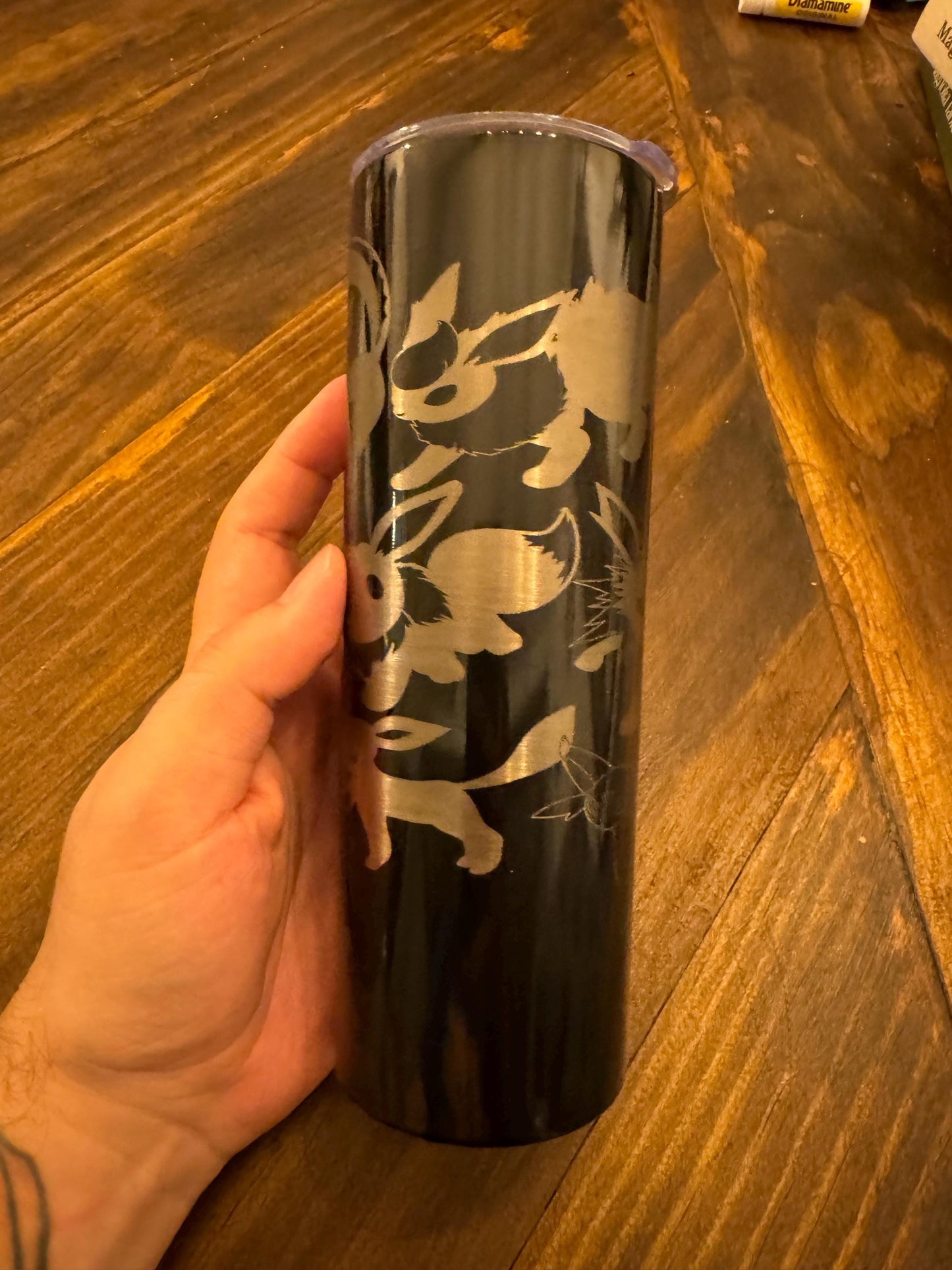Custom Eeveelution engraved 20 oz tumbler