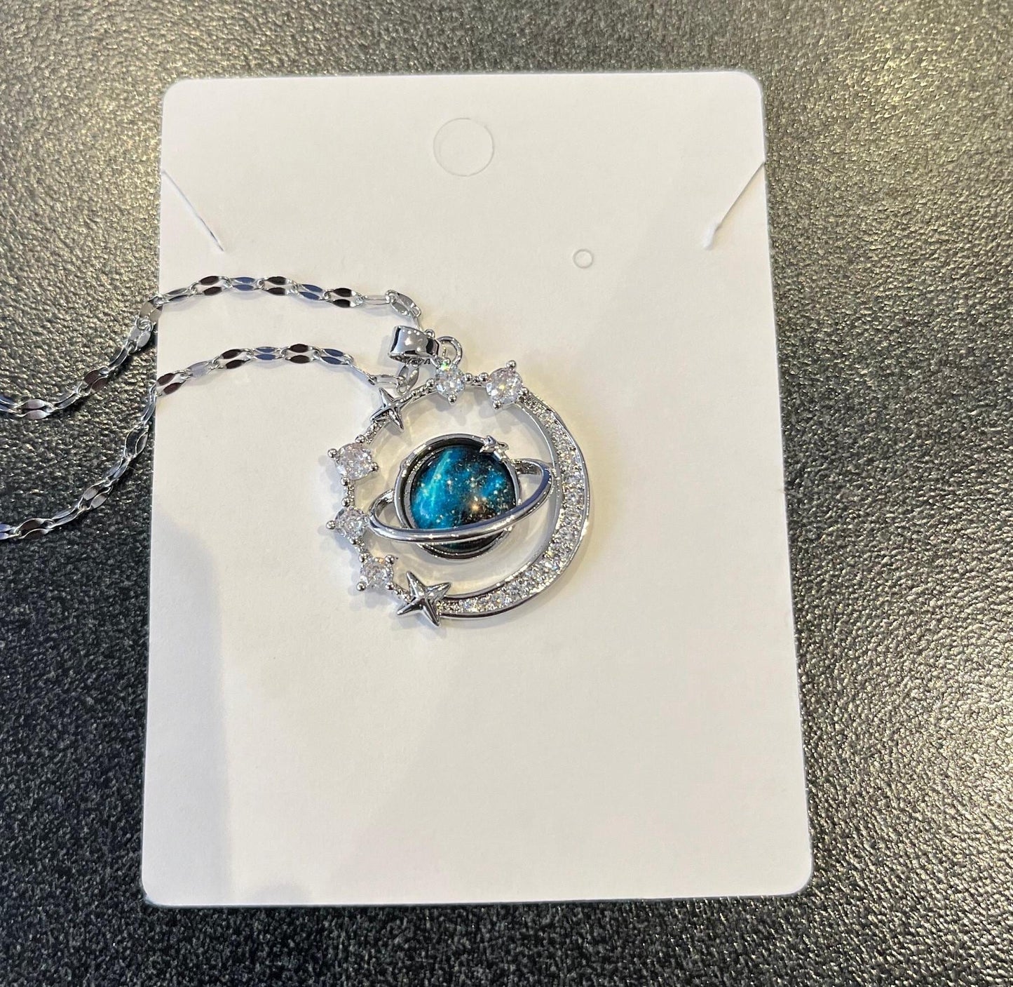 Moon pendant necklace