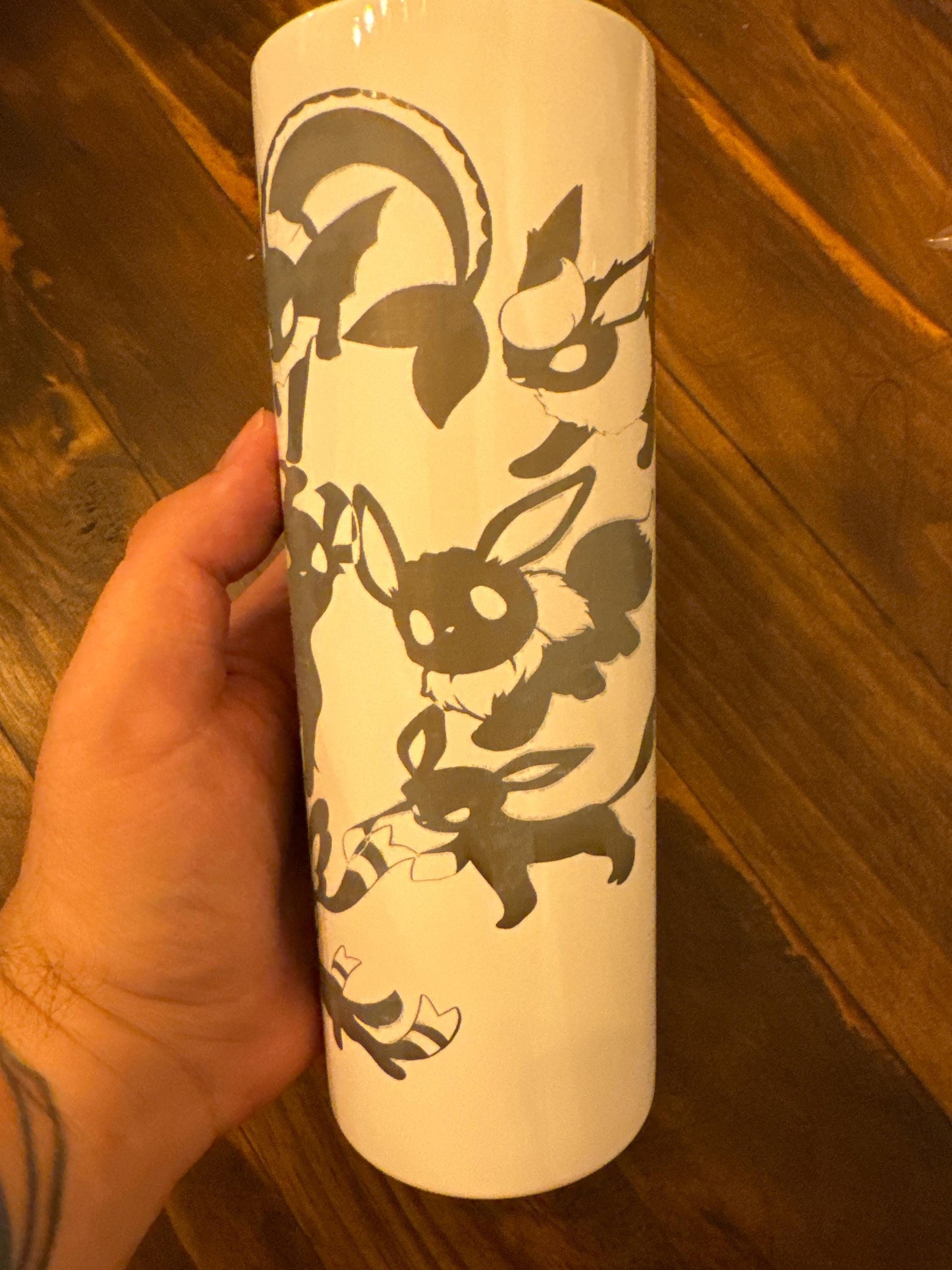 Custom Eeveelution engraved 20 oz tumbler